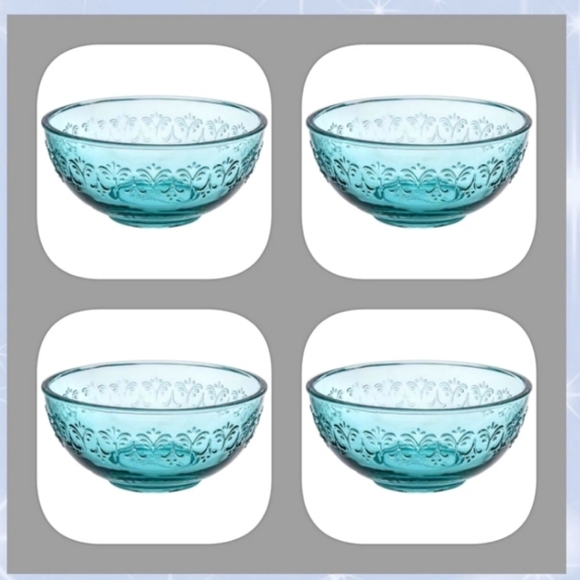 The Pioneer Woman Other - ❤️ New Pioneer Woman Cassie Teal Embossed Bowls Set
